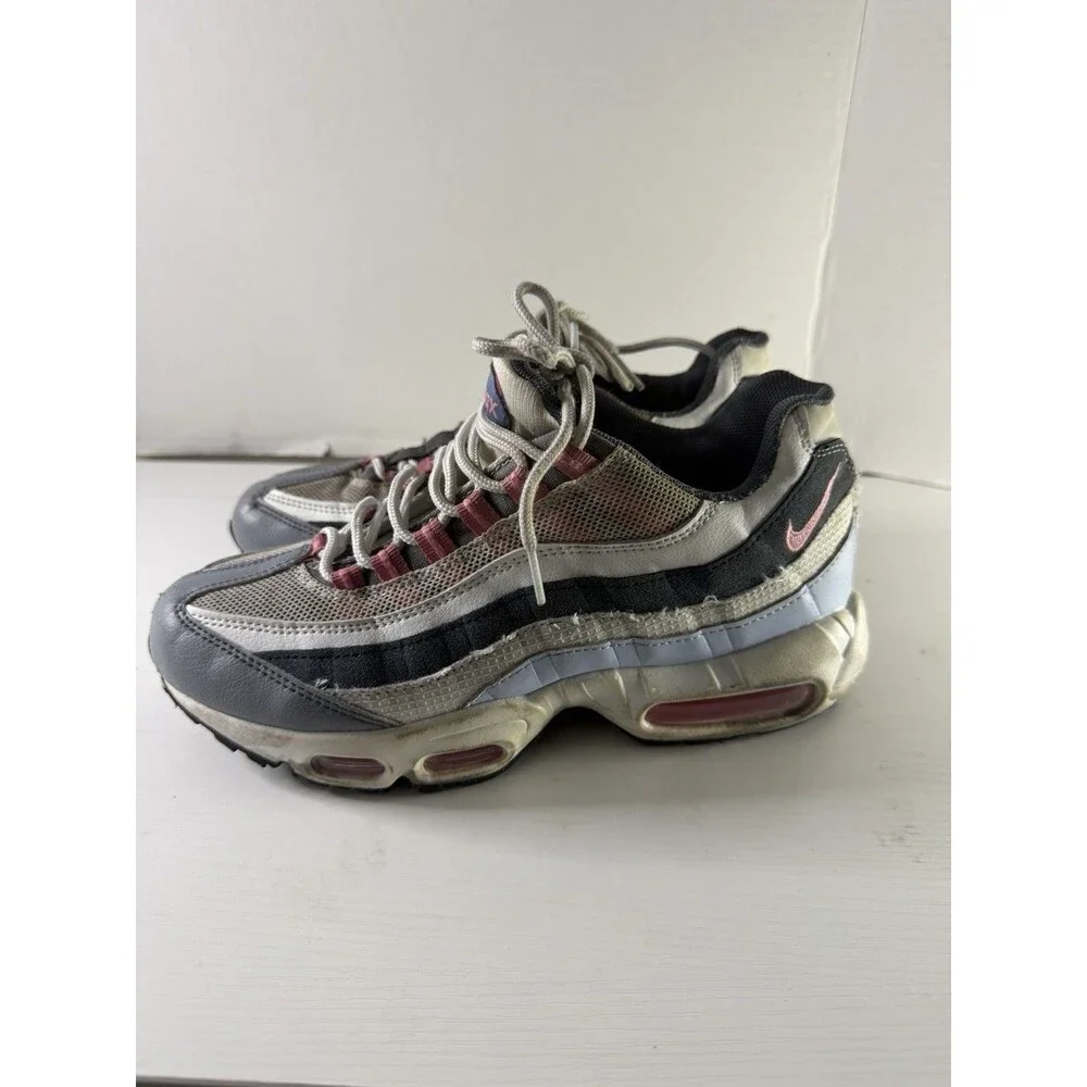 Nike Air Max 95 size 7 Sneakers Mens Vast Gray White Low Top Lifestyle Shoes